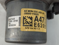 2019-2020 Hyundai Elantra ABS Pump Control Module Replacement P/N:58910-F2620 F2589-22900 Fits Fits 2019 2020 OEM Used Auto 