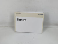 2020 Hyundai Elantra Owners Manual Book Guide P/N:LF3O-EU98B OEM Used Auto Parts - Oemusedautoparts1.com