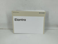 2020 Hyundai Elantra Owners Manual Book Guide P/N:LF30-EU05G OEM Used Auto Parts - Oemusedautoparts1.com