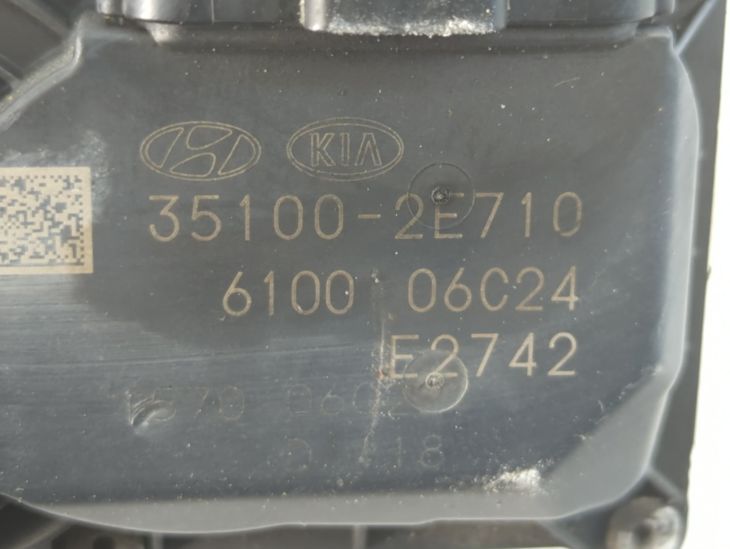 2020 Hyundai Elantra Throttle Body P/N:35100-2E710 Fits OEM Used Auto Parts - Oemusedautoparts1.com