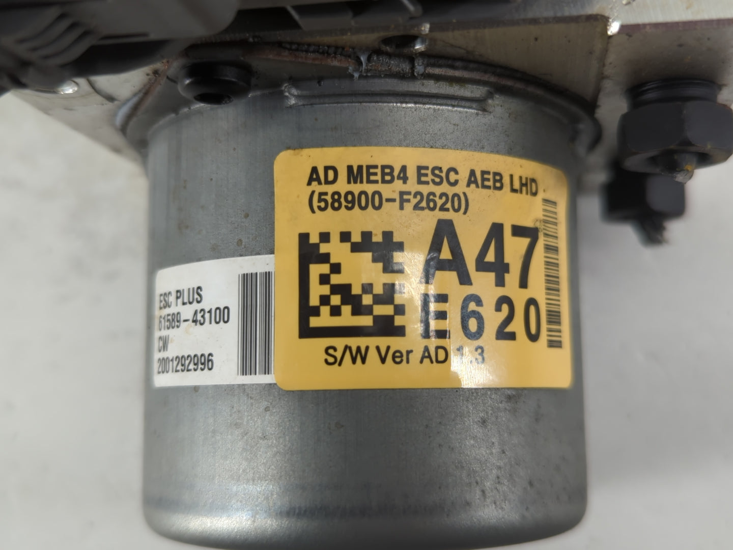 2019-2020 Hyundai Elantra ABS Pump Control Module Replacement P/N:58900-F2620 Fits Fits 2019 2020 OEM Used Auto Parts - Oemu