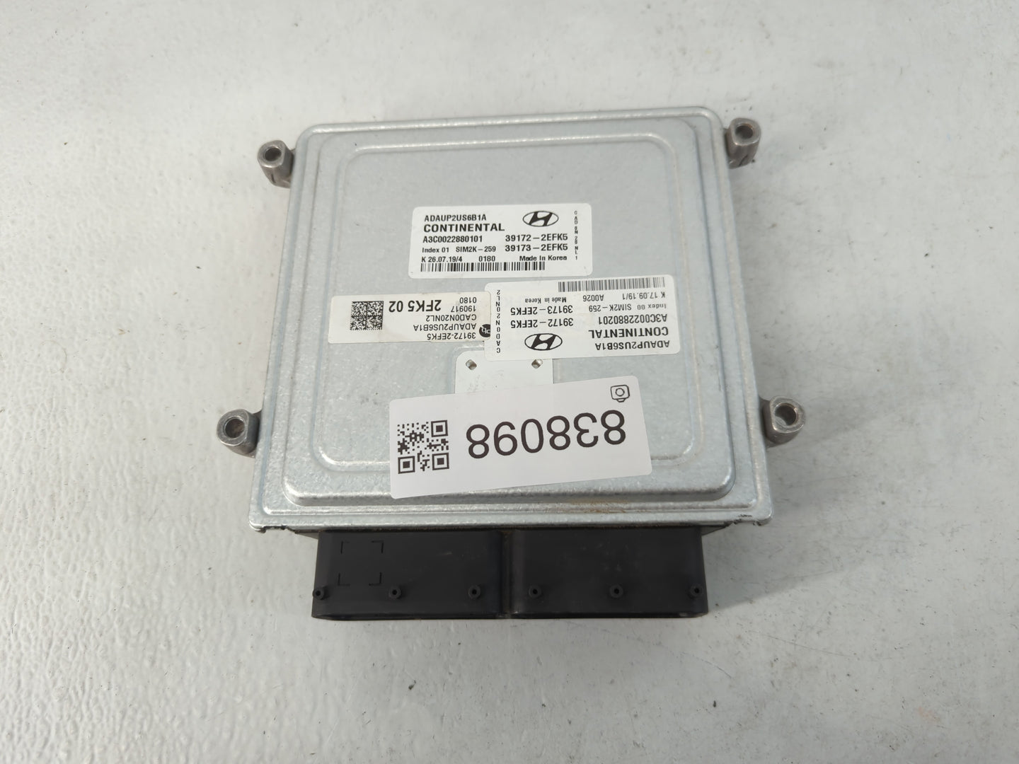 2020 Hyundai Elantra PCM Engine Control Computer ECU ECM PCU OEM P/N:39172-2EFK5 Fits OEM Used Auto Parts - Oemusedautoparts