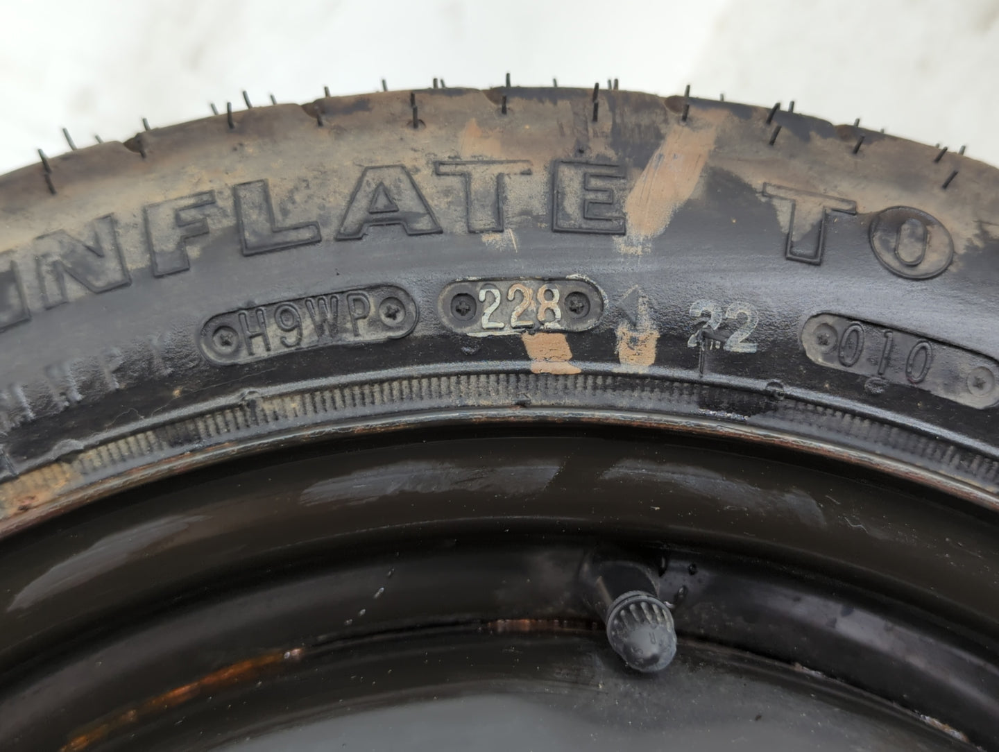 2011-2022 Hyundai Elantra Spare Donut Tire Wheel Rim Oem - Oemusedautoparts1.com