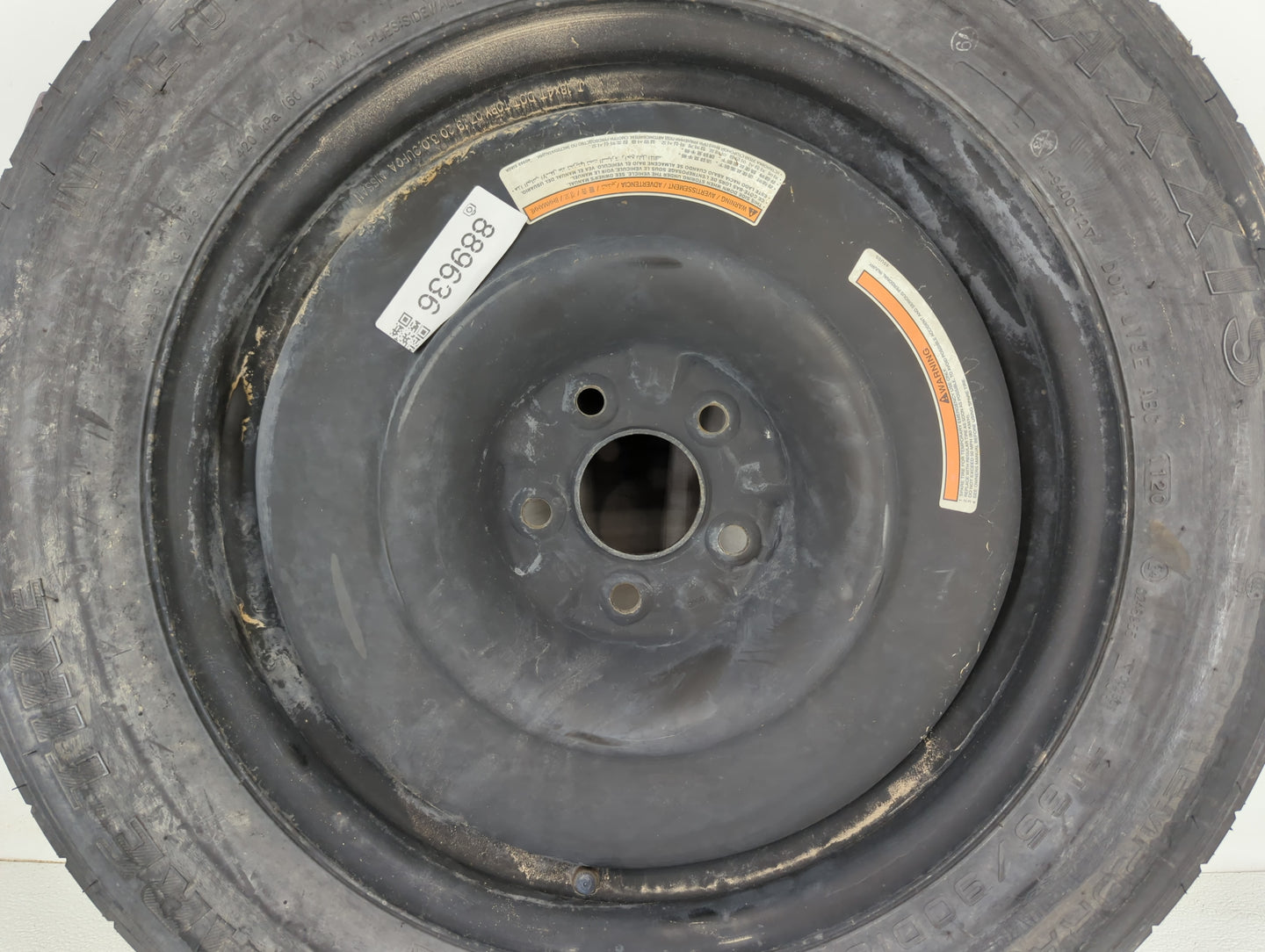 2019-2020 Hyundai Elantra Spare Donut Tire Wheel Rim Oem - Oemusedautoparts1.com