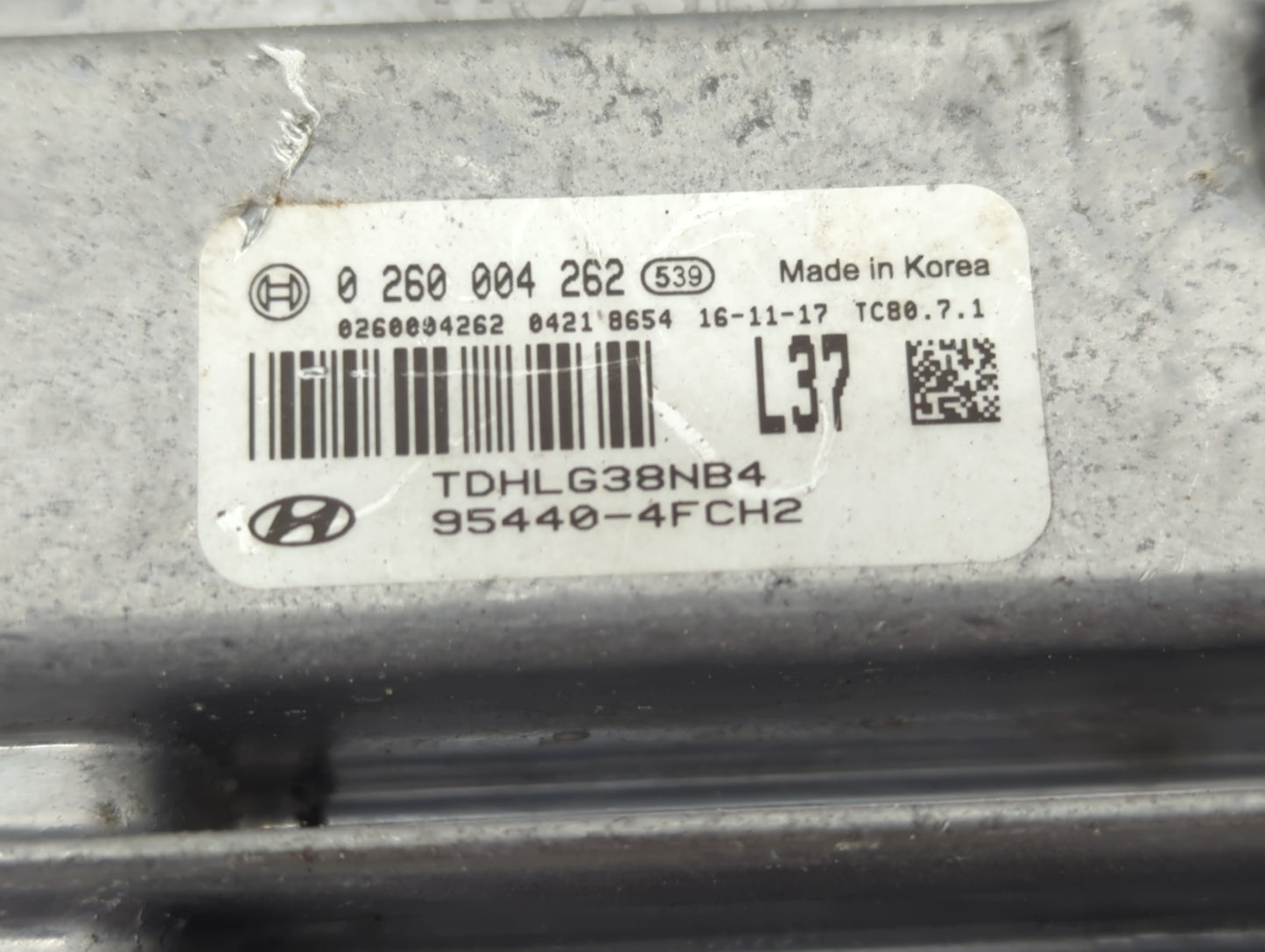 2020 Hyundai Genesis PCM Engine Control Computer ECU ECM PCU OEM P/N:0260004262 Fits OEM Used Auto Parts - Oemusedautoparts1