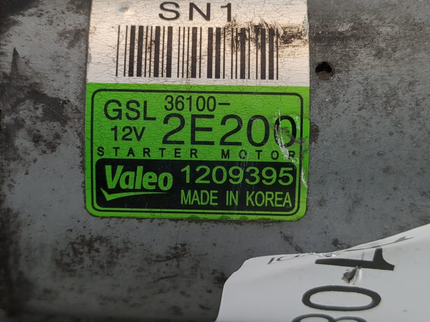 2018-2021 Hyundai Kona Car Starter Motor Solenoid OEM P/N:36100-2E200 Fits Fits 2013 2014 2016 2017 2018 2019 2020 2021 2022