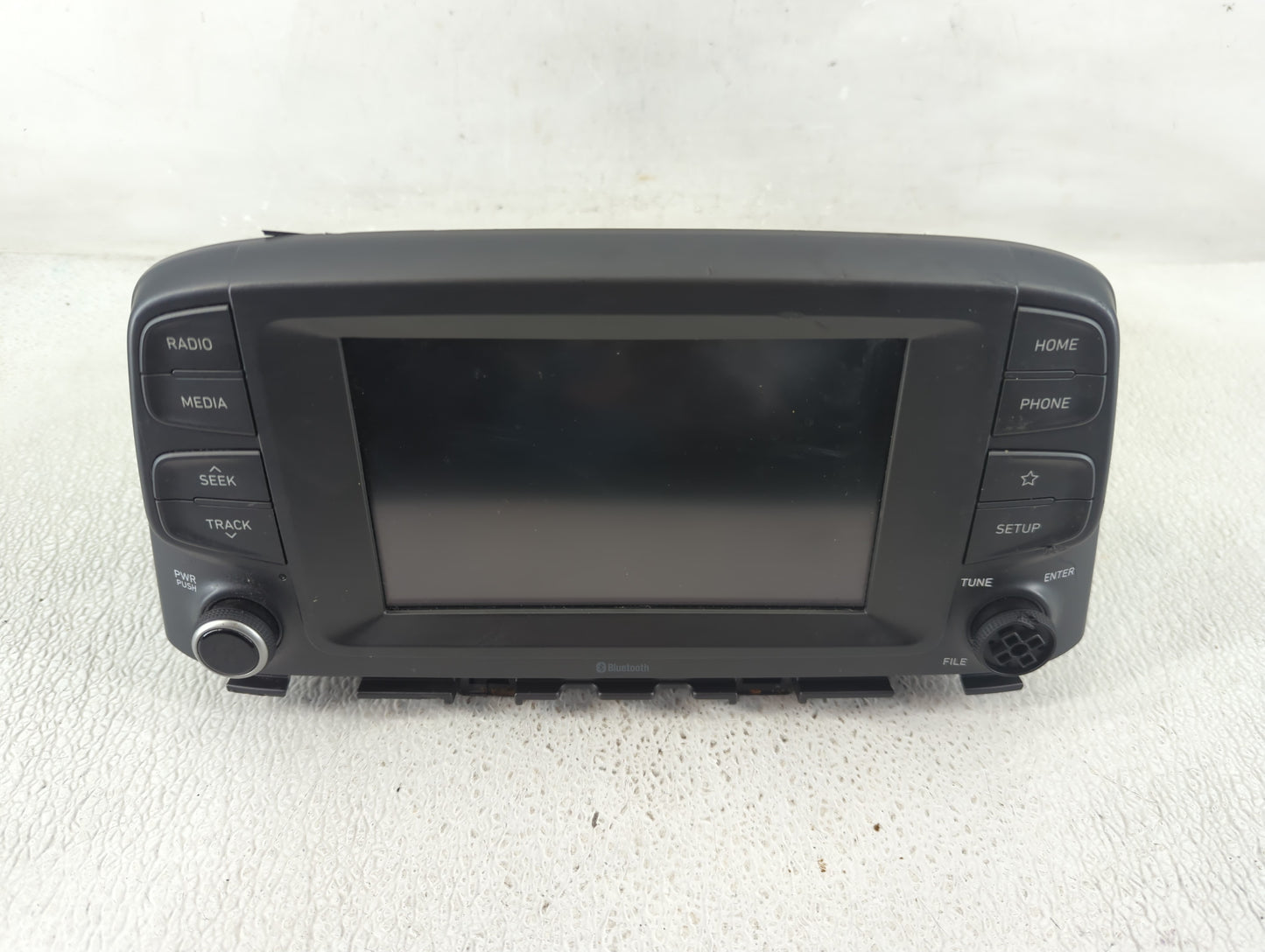 2019-2021 Hyundai Kona Radio AM FM Cd Player Receiver Replacement P/N:96160-J9160TMT Fits Fits 2019 2020 2021 OEM Used Auto 