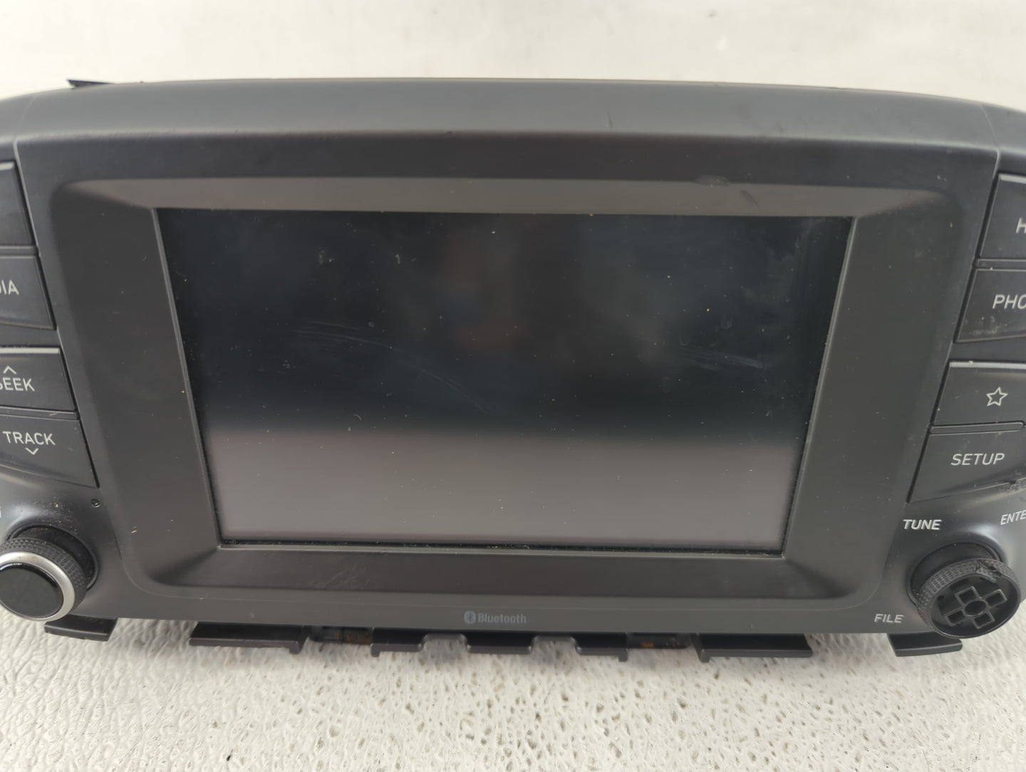 2019-2021 Hyundai Kona Radio AM FM Cd Player Receiver Replacement P/N:96160-J9160TMT Fits Fits 2019 2020 2021 OEM Used Auto 