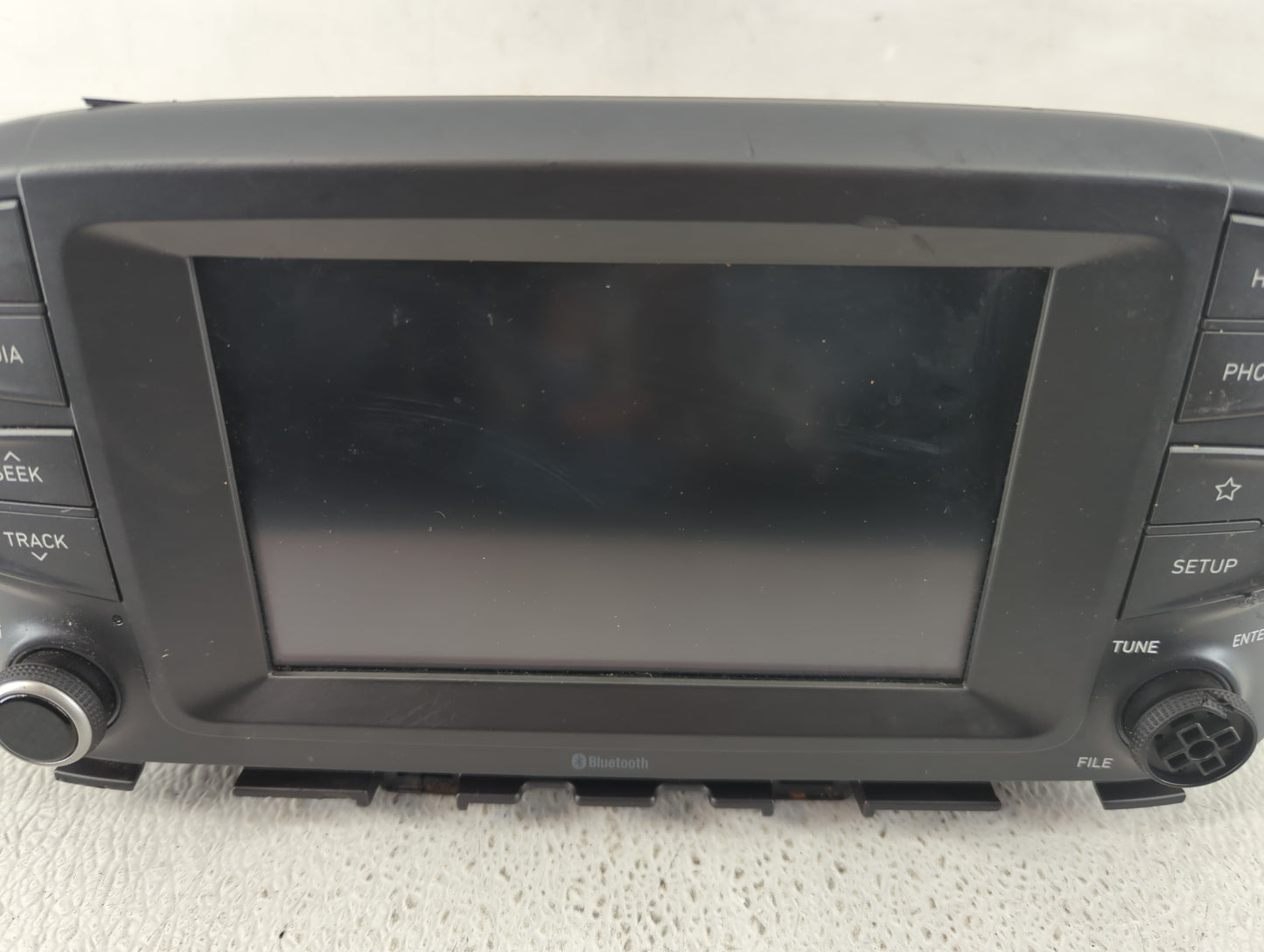 2019-2021 Hyundai Kona Radio AM FM Cd Player Receiver Replacement P/N:96160-J9160TMT Fits Fits 2019 2020 2021 OEM Used Auto 