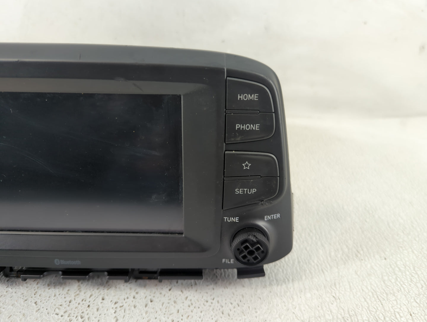 2019-2021 Hyundai Kona Radio AM FM Cd Player Receiver Replacement P/N:96160-J9160TMT Fits Fits 2019 2020 2021 OEM Used Auto 