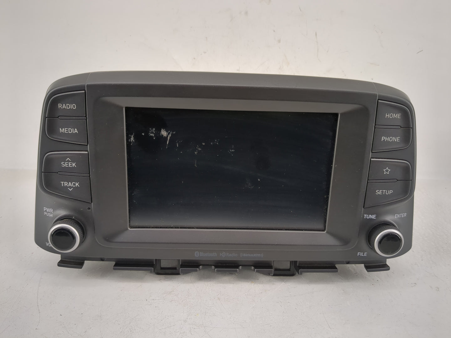 2018-2021 Hyundai Kona Radio AM FM Cd Player Receiver Replacement P/N:96160-J9110TMT Fits Fits 2018 2019 2020 2021 OEM Used 