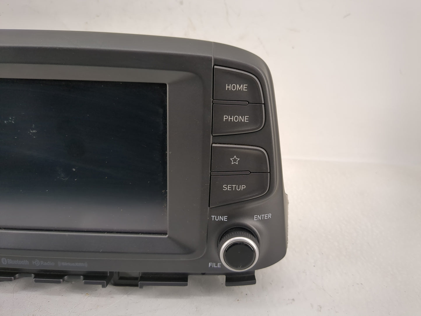2018-2021 Hyundai Kona Radio AM FM Cd Player Receiver Replacement P/N:96160-J9110TMT Fits Fits 2018 2019 2020 2021 OEM Used 