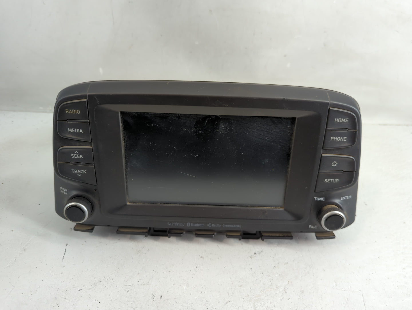 2019-2021 Hyundai Kona Radio AM FM Cd Player Receiver Replacement P/N:96160-J9160TMT Fits Fits 2019 2020 2021 OEM Used Auto 
