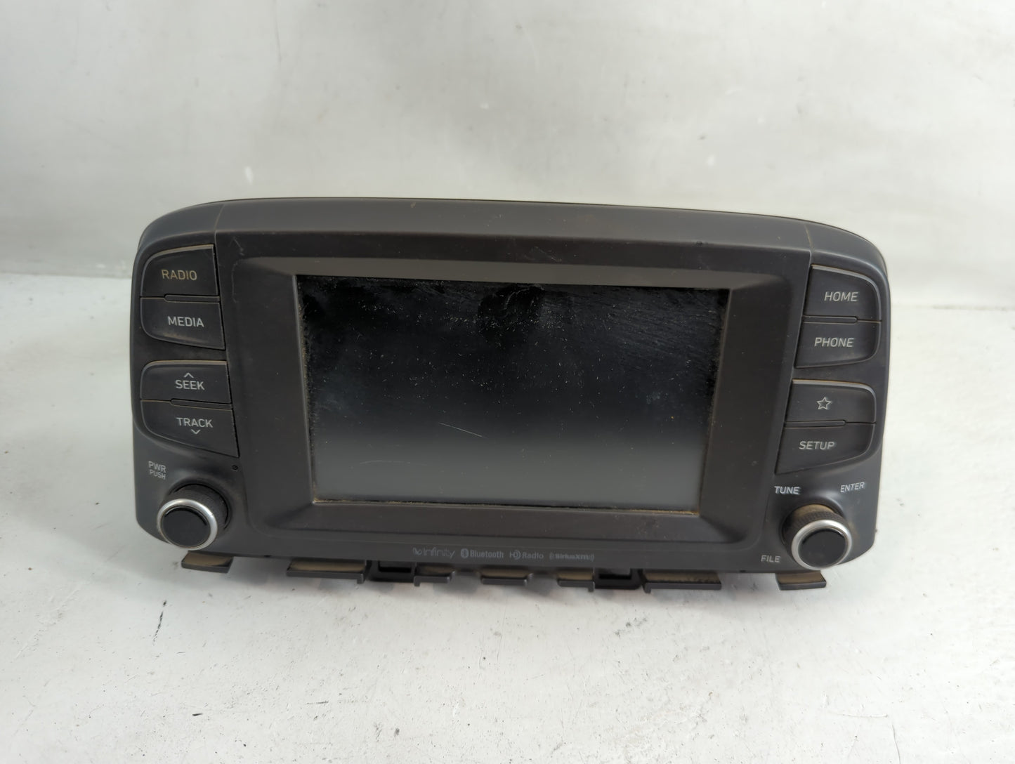 2019-2021 Hyundai Kona Radio AM FM Cd Player Receiver Replacement P/N:96160-J9160TMT Fits Fits 2019 2020 2021 OEM Used Auto 