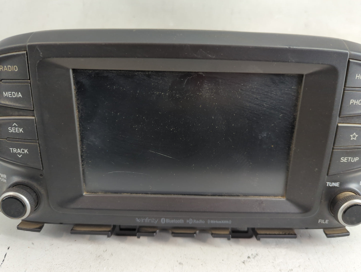 2019-2021 Hyundai Kona Radio AM FM Cd Player Receiver Replacement P/N:96160-J9160TMT Fits Fits 2019 2020 2021 OEM Used Auto 