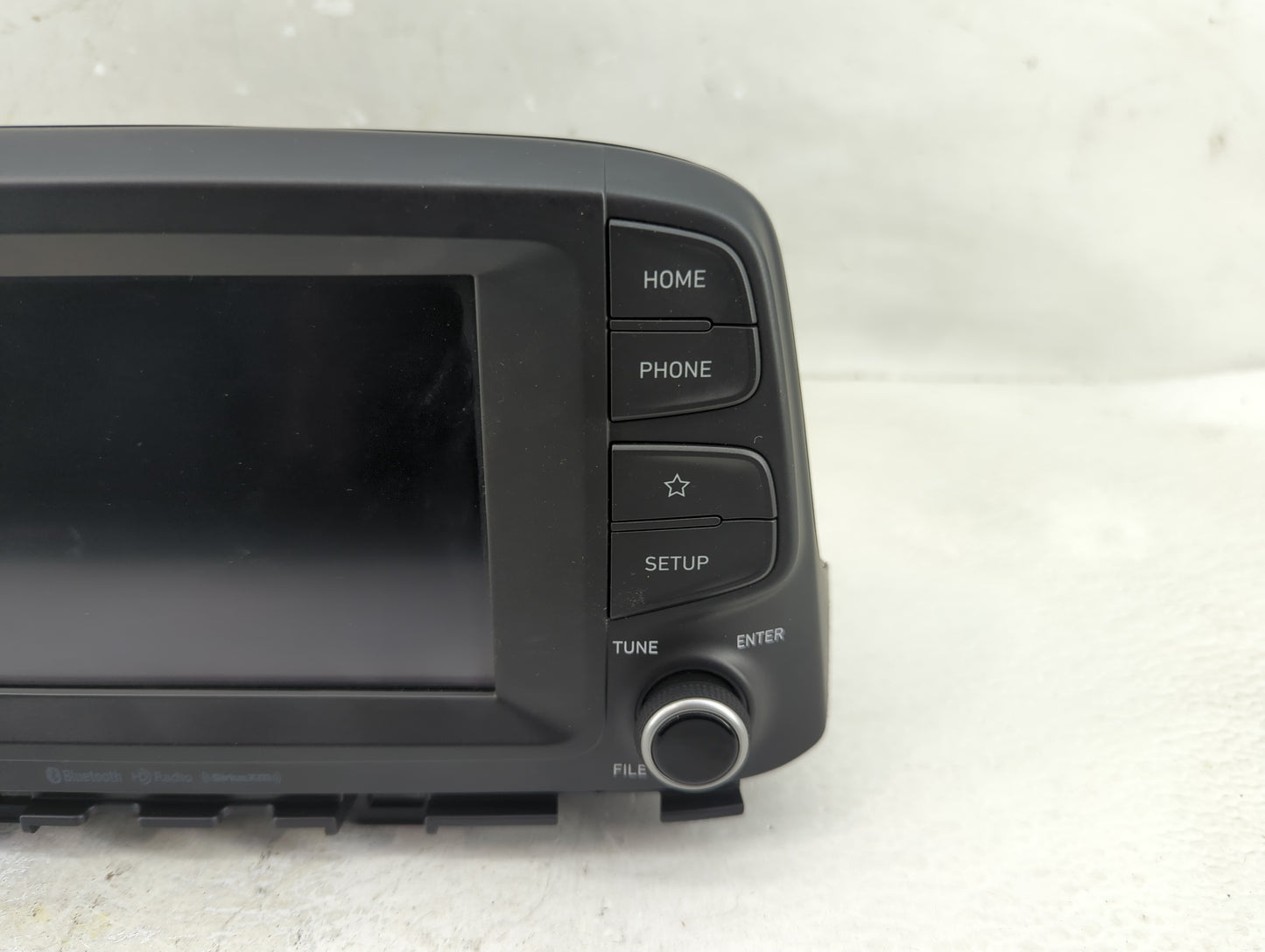 2018-2021 Hyundai Kona Radio AM FM Cd Player Receiver Replacement P/N:96160-J9110TMT Fits Fits 2018 2019 2020 2021 OEM Used 