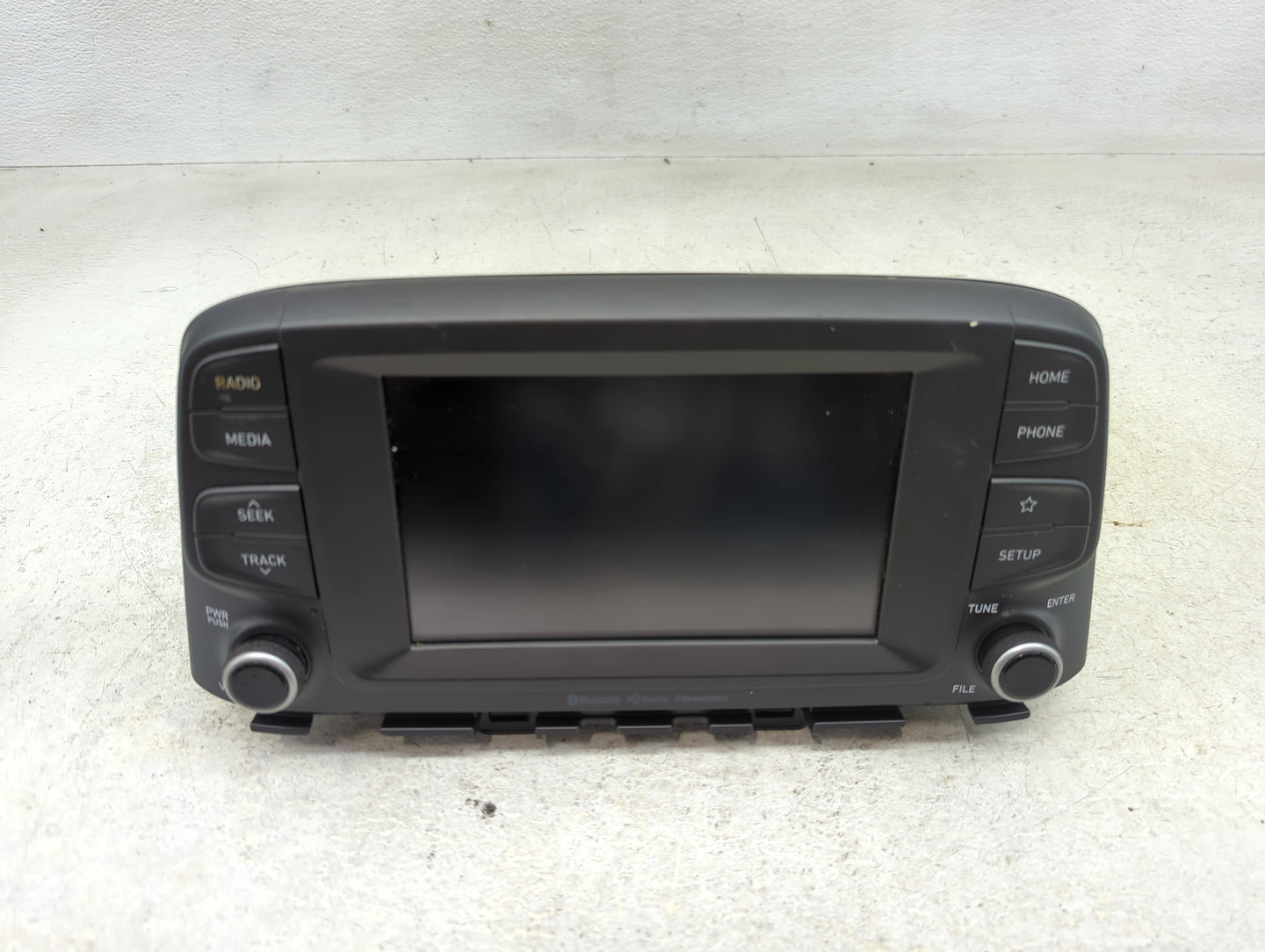 2018-2021 Hyundai Kona Radio AM FM Cd Player Receiver Replacement P/N:96160-J9110TMT Fits Fits 2018 2019 2020 2021 OEM Used 
