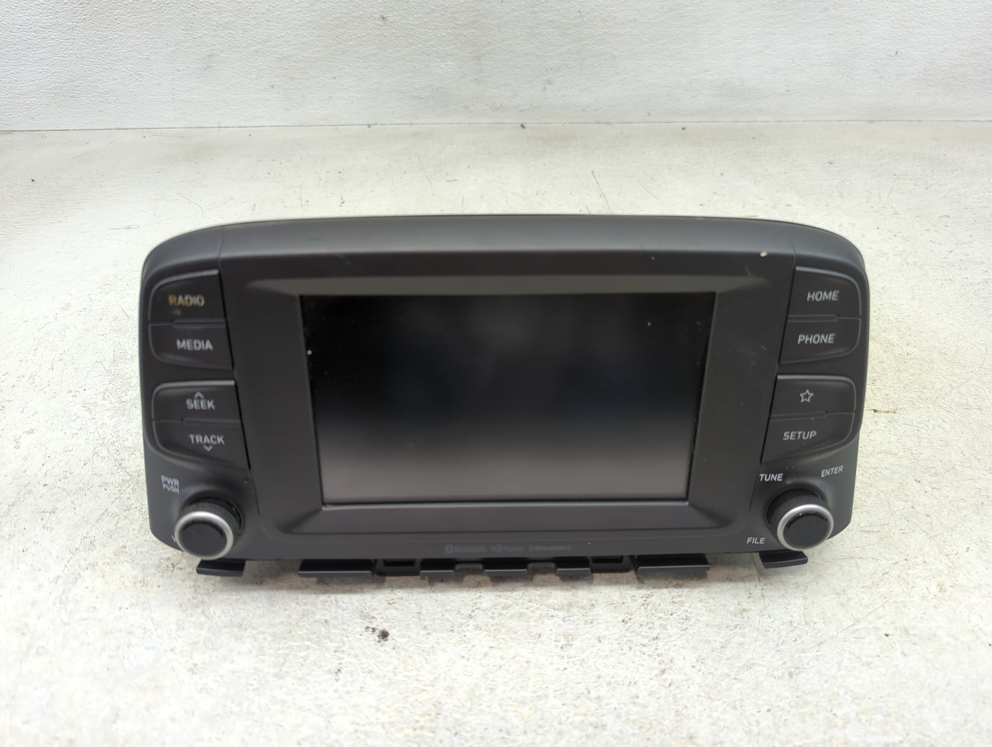 2018-2021 Hyundai Kona Radio AM FM Cd Player Receiver Replacement P/N:96160-J9110TMT Fits Fits 2018 2019 2020 2021 OEM Used 