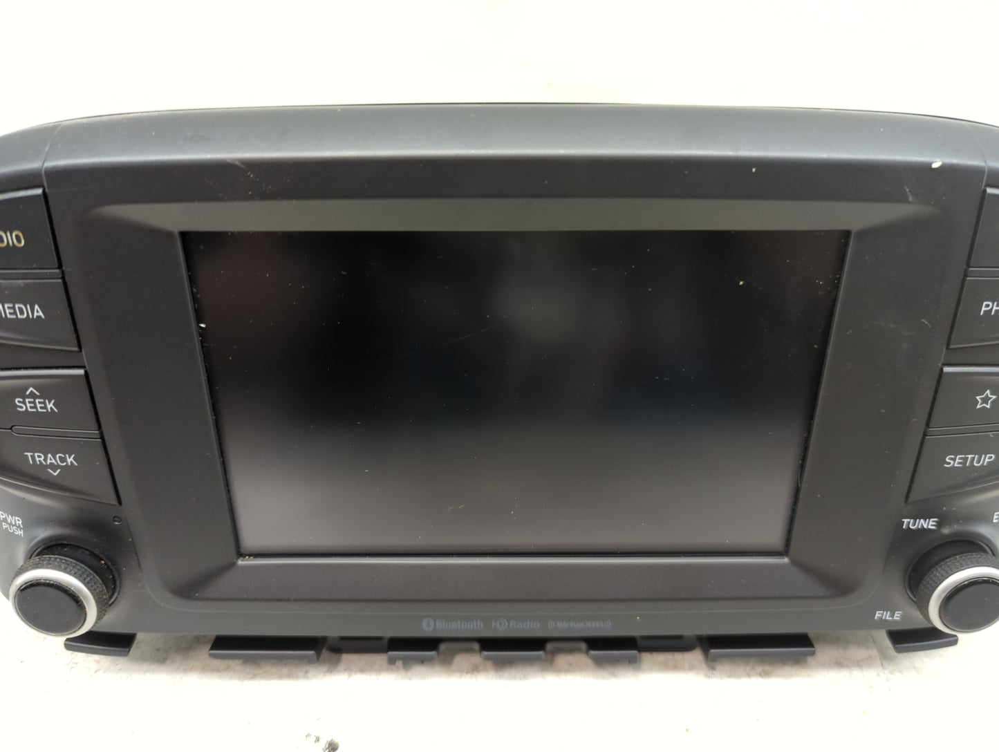 2018-2021 Hyundai Kona Radio AM FM Cd Player Receiver Replacement P/N:96160-J9110TMT Fits Fits 2018 2019 2020 2021 OEM Used 