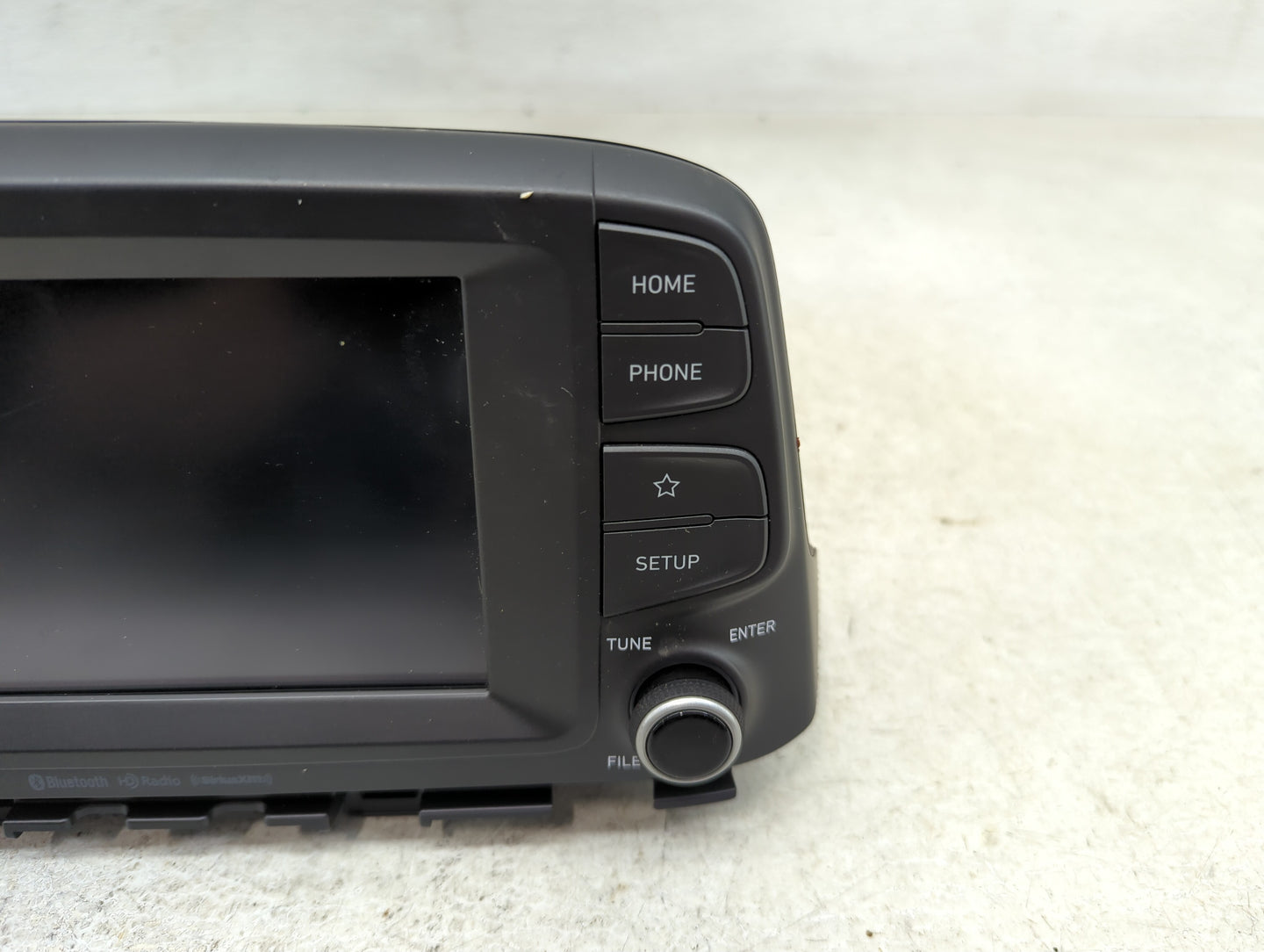 2018-2021 Hyundai Kona Radio AM FM Cd Player Receiver Replacement P/N:96160-J9110TMT Fits Fits 2018 2019 2020 2021 OEM Used 