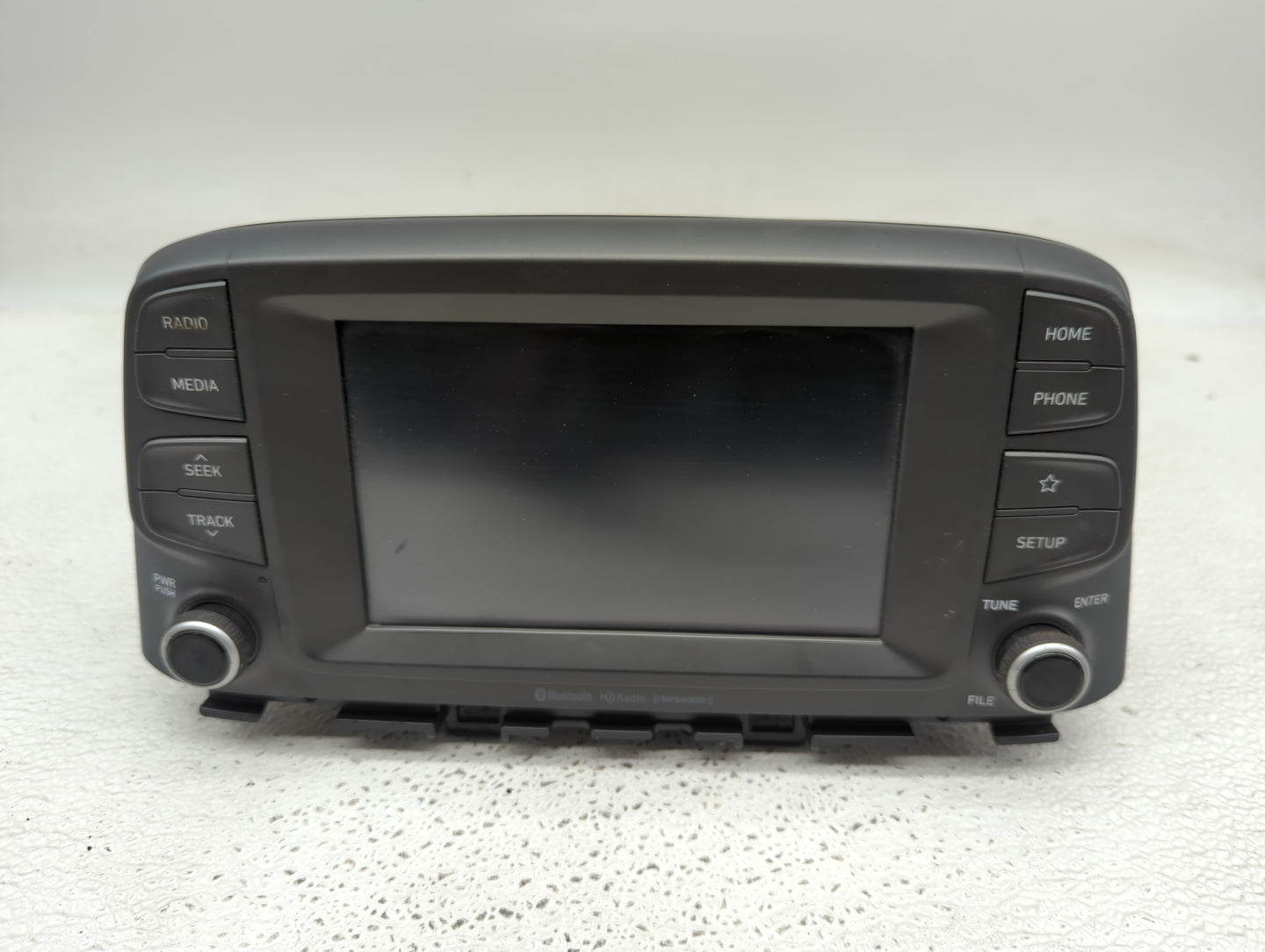 2018-2021 Hyundai Kona Radio AM FM Cd Player Receiver Replacement P/N:96160-J9110TMT Fits Fits 2018 2019 2020 2021 OEM Used 