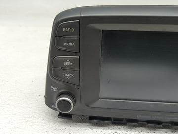 2018-2021 Hyundai Kona Radio AM FM Cd Player Receiver Replacement P/N:96160-J9110TMT Fits Fits 2018 2019 2020 2021 OEM Used Auto Parts