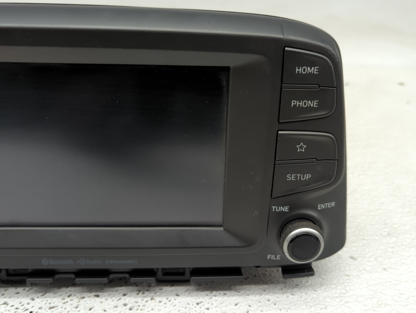 2018-2021 Hyundai Kona Radio AM FM Cd Player Receiver Replacement P/N:96160-J9110TMT Fits Fits 2018 2019 2020 2021 OEM Used 