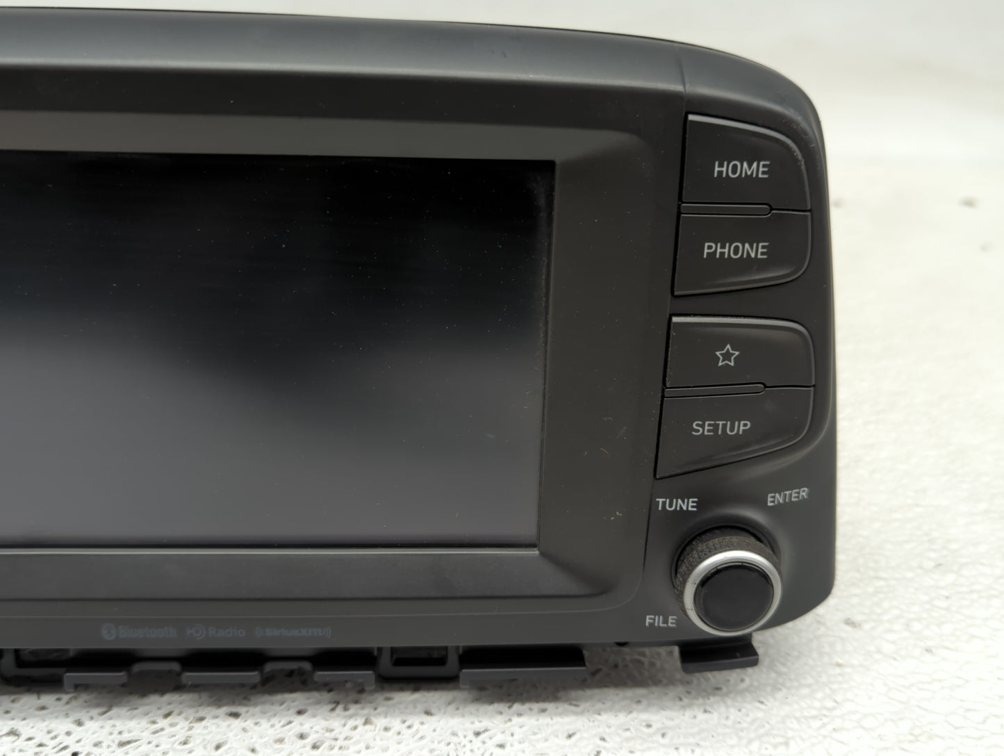 2018-2021 Hyundai Kona Radio AM FM Cd Player Receiver Replacement P/N:96160-J9110TMT Fits Fits 2018 2019 2020 2021 OEM Used 