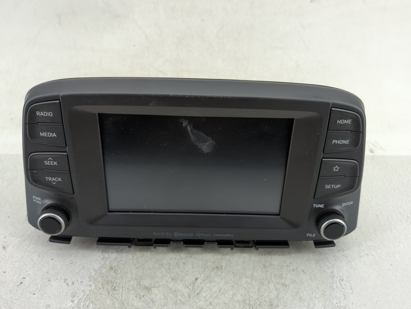 2019-2021 Hyundai Kona Radio AM FM Cd Player Receiver Replacement P/N:96160-J9160TMT Fits Fits 2019 2020 2021 OEM Used Auto 