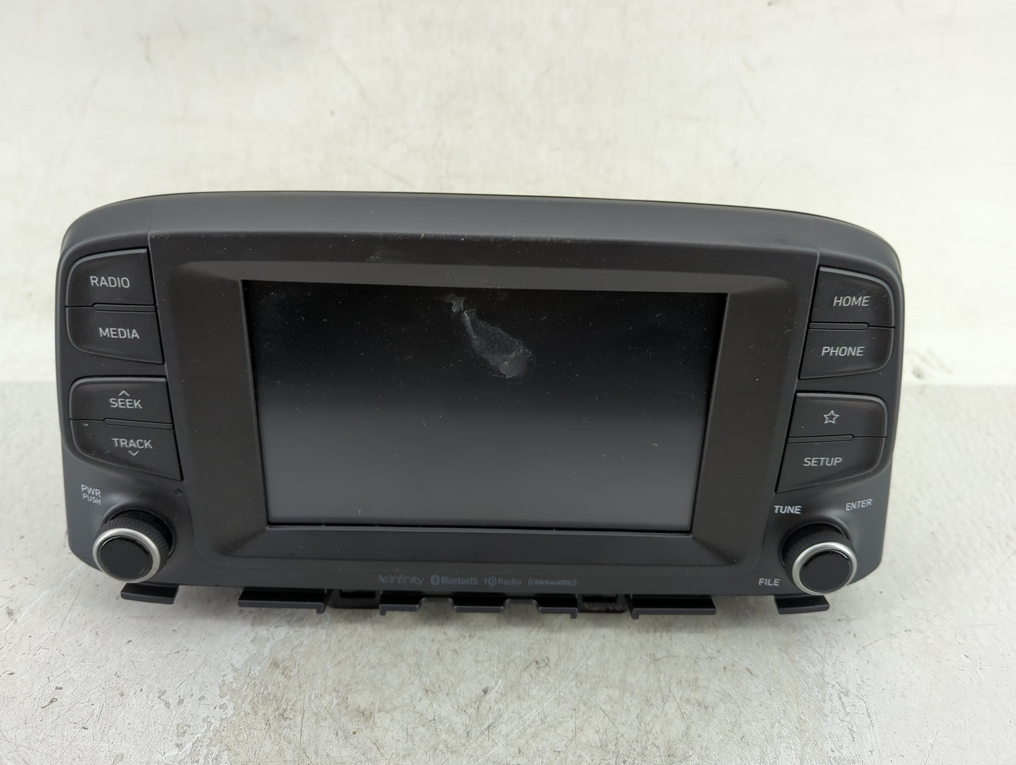2019-2021 Hyundai Kona Radio AM FM Cd Player Receiver Replacement P/N:96160-J9160TMT Fits Fits 2019 2020 2021 OEM Used Auto 