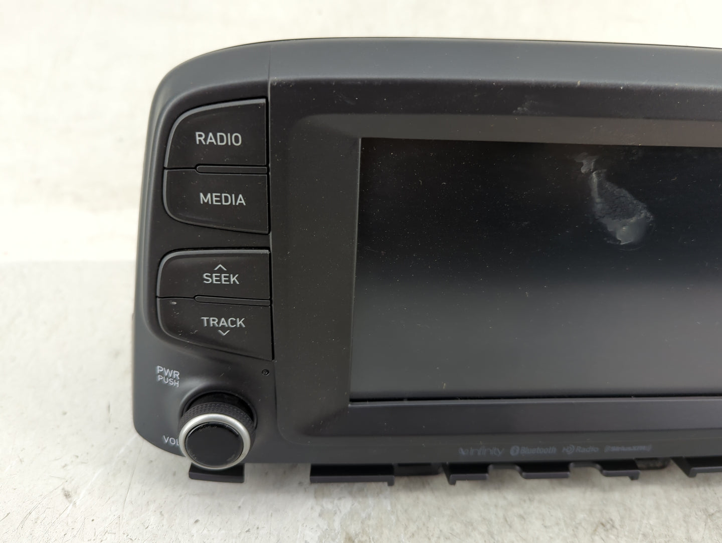 2019-2021 Hyundai Kona Radio AM FM Cd Player Receiver Replacement P/N:96160-J9160TMT Fits Fits 2019 2020 2021 OEM Used Auto 