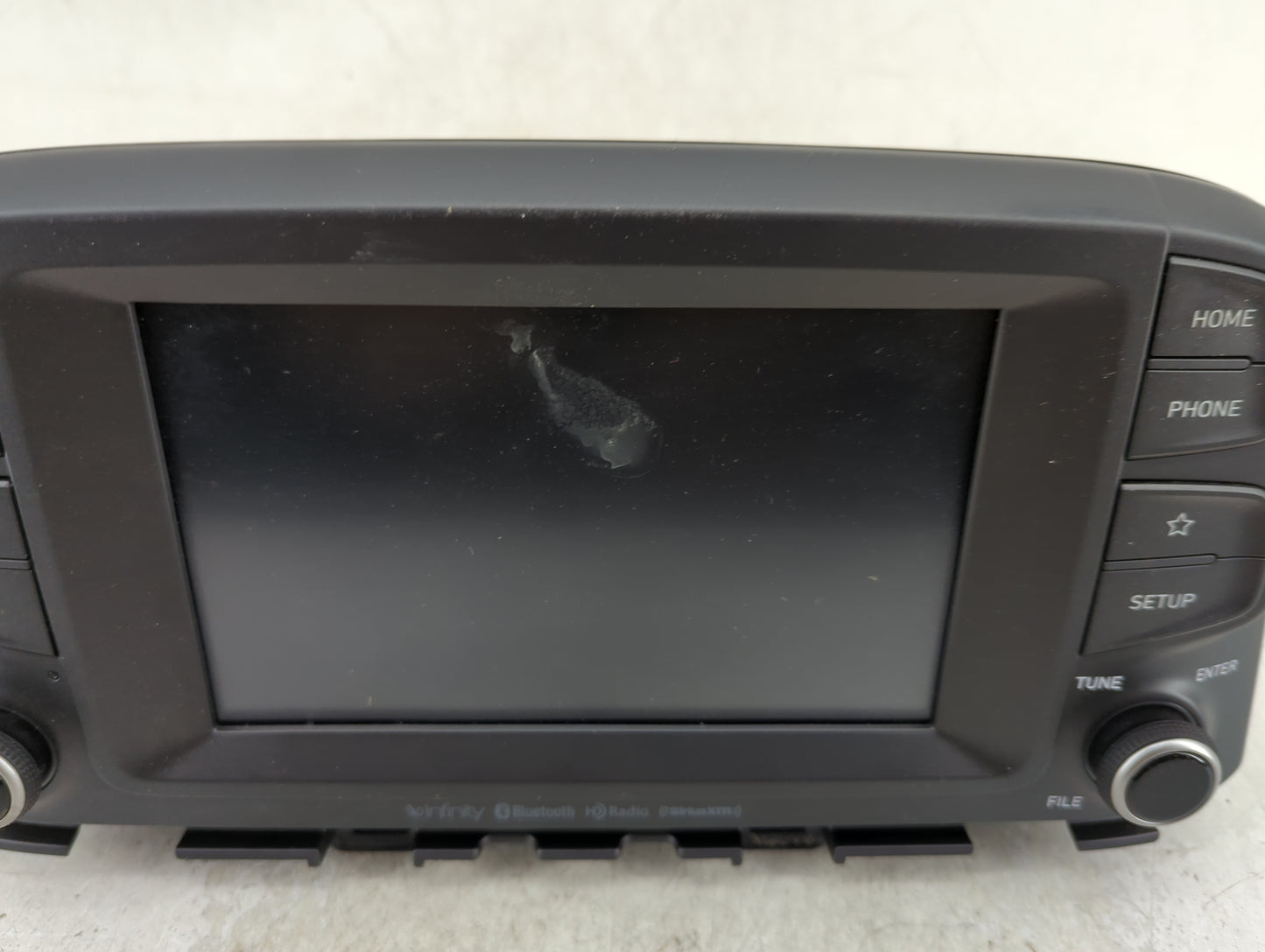 2019-2021 Hyundai Kona Radio AM FM Cd Player Receiver Replacement P/N:96160-J9160TMT Fits Fits 2019 2020 2021 OEM Used Auto 