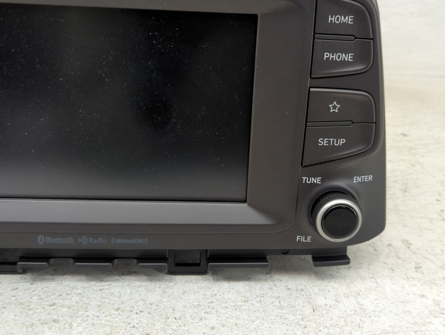 2018-2021 Hyundai Kona Radio AM FM Cd Player Receiver Replacement P/N:96160-J9110TMT Fits Fits 2018 2019 2020 2021 OEM Used 