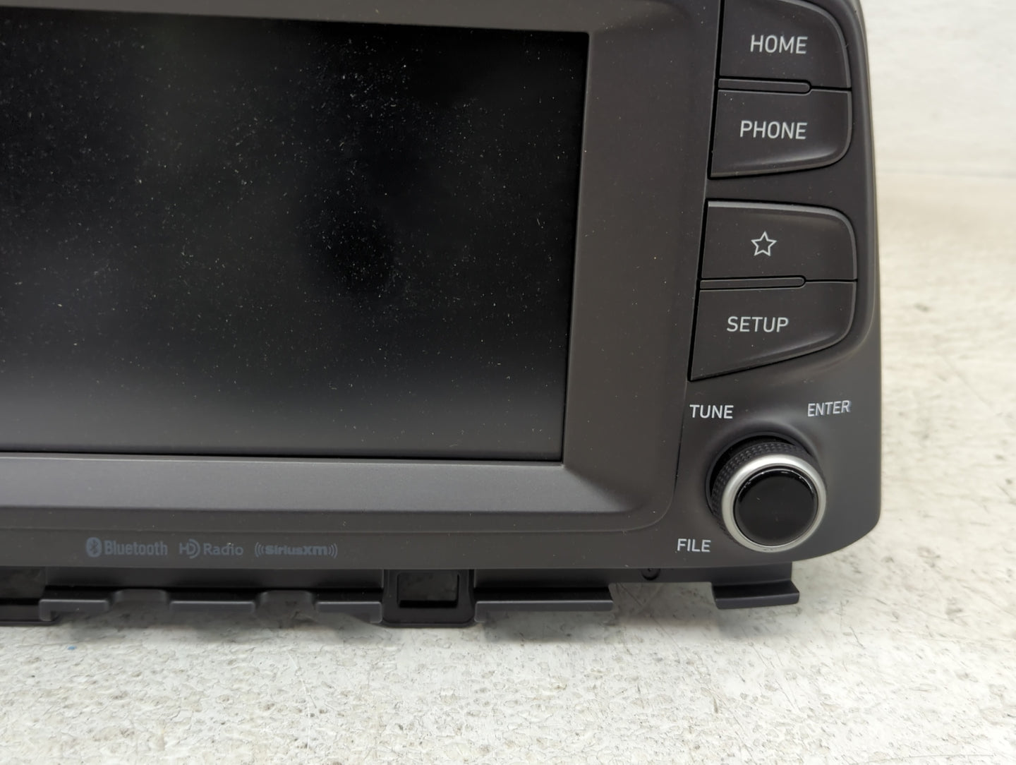 2018-2021 Hyundai Kona Radio AM FM Cd Player Receiver Replacement P/N:96160-J9110TMT Fits Fits 2018 2019 2020 2021 OEM Used 
