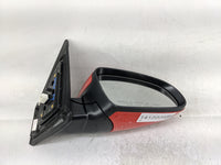 2018-2021 Hyundai Kona Passenger Right Side View Manual Door Mirror Red - Oemusedautoparts1.com
