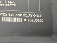 2018-2021 Hyundai Kona Fusebox Fuse Box Panel Relay Module P/N:91956-J9520 Fits Fits 2018 2019 2020 2021 OEM Used Auto Parts