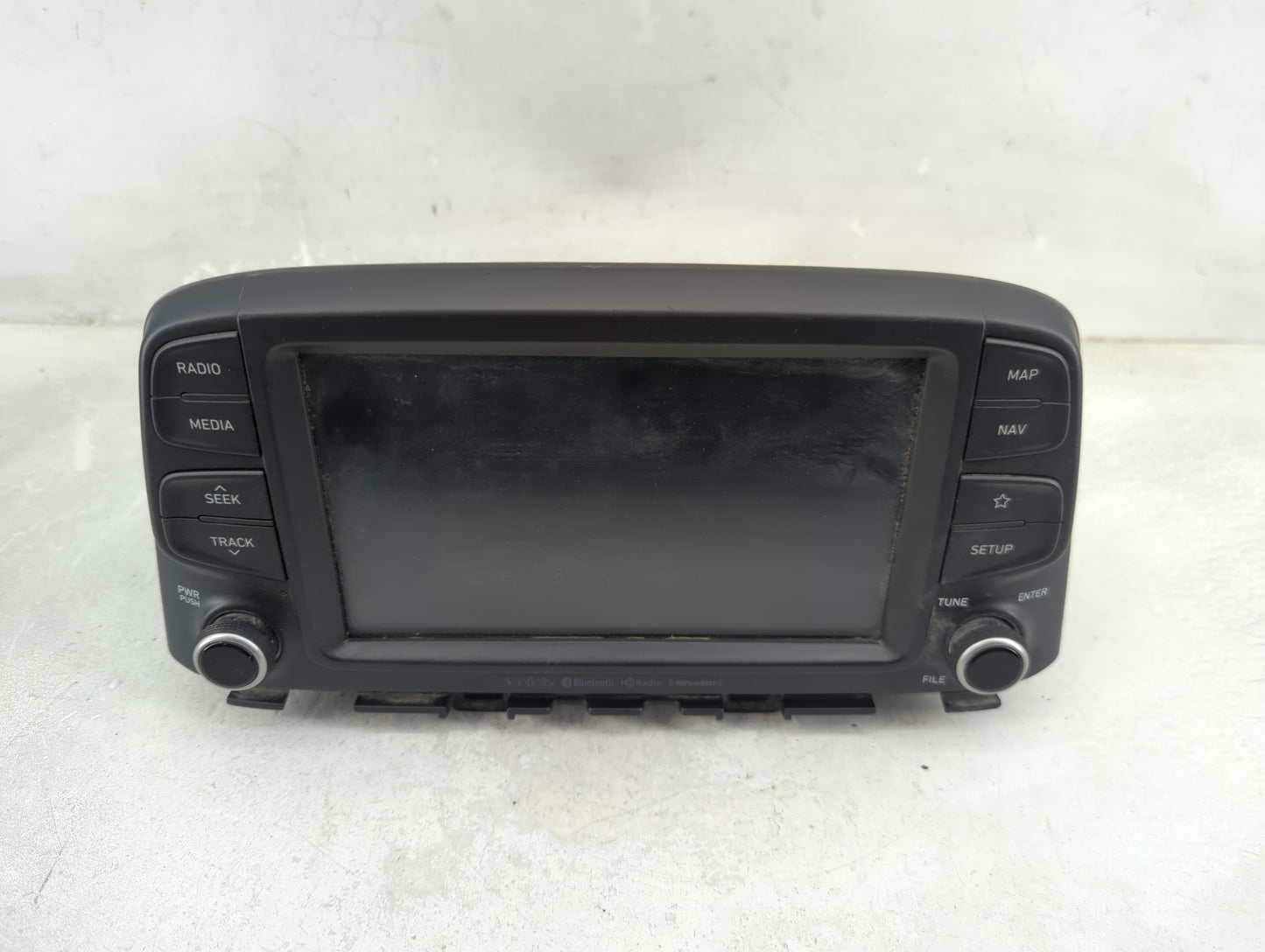 2019-2021 Hyundai Kona Radio AM FM Cd Player Receiver Replacement P/N:96160-J9160TMT Fits Fits 2019 2020 2021 OEM Used Auto 
