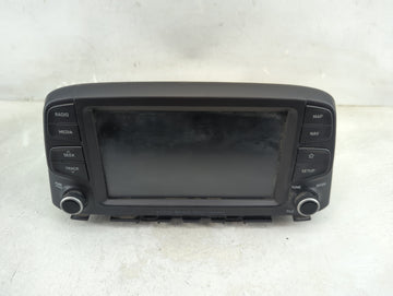 2019-2021 Hyundai Kona Radio AM FM Cd Player Receiver Replacement P/N:96160-J9160TMT Fits Fits 2019 2020 2021 OEM Used Auto 