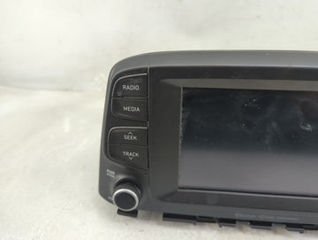 2020 Hyundai Kona Information Display Screen Black