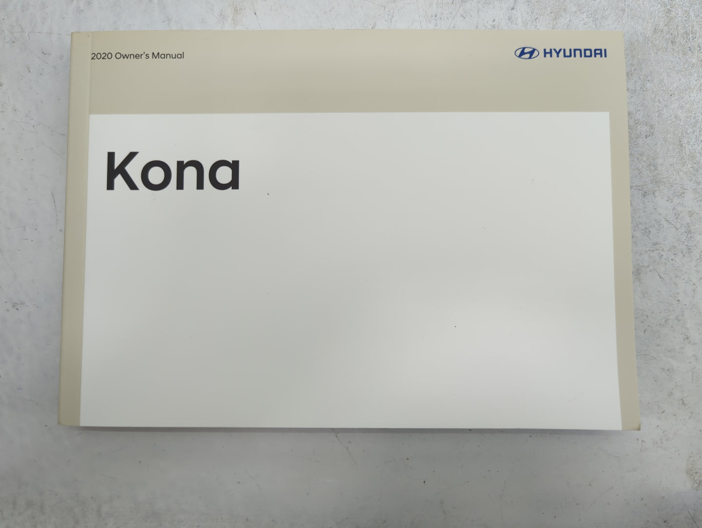 2020 Hyundai Kona Owners Manual Book Guide P/N:KJ9O-EU99D OEM Used Auto Parts - Oemusedautoparts1.com