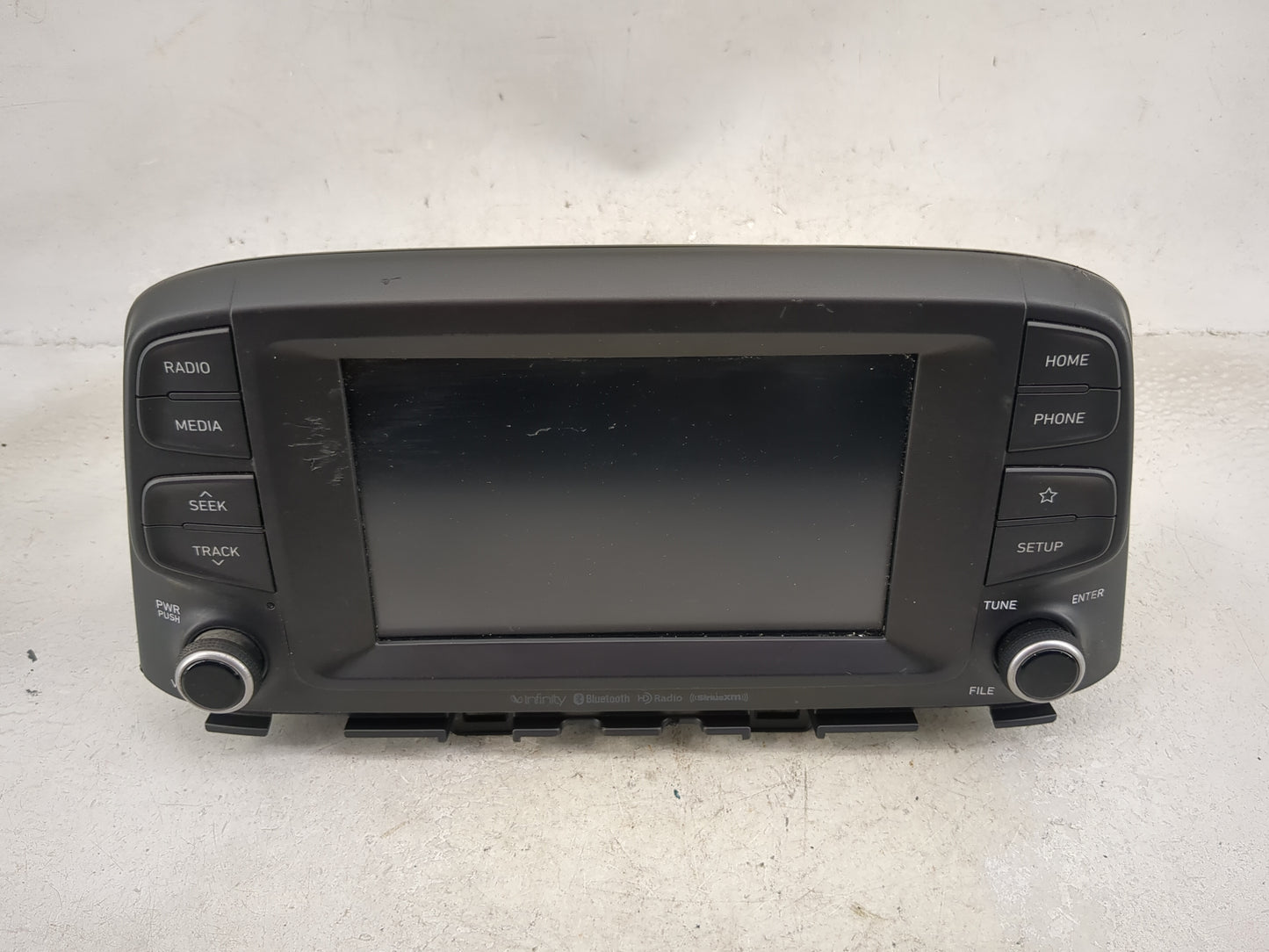 2019-2021 Hyundai Kona Radio AM FM Cd Player Receiver Replacement P/N:96160-J9160TMT ADC40J9AN Fits Fits 2019 2020 2021 OEM 