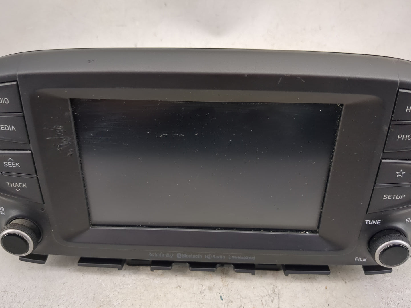 2019-2021 Hyundai Kona Radio AM FM Cd Player Receiver Replacement P/N:96160-J9160TMT ADC40J9AN Fits Fits 2019 2020 2021 OEM 