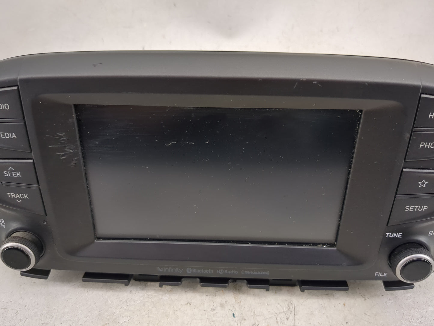 2019-2021 Hyundai Kona Radio AM FM Cd Player Receiver Replacement P/N:96160-J9160TMT ADC40J9AN Fits Fits 2019 2020 2021 OEM 