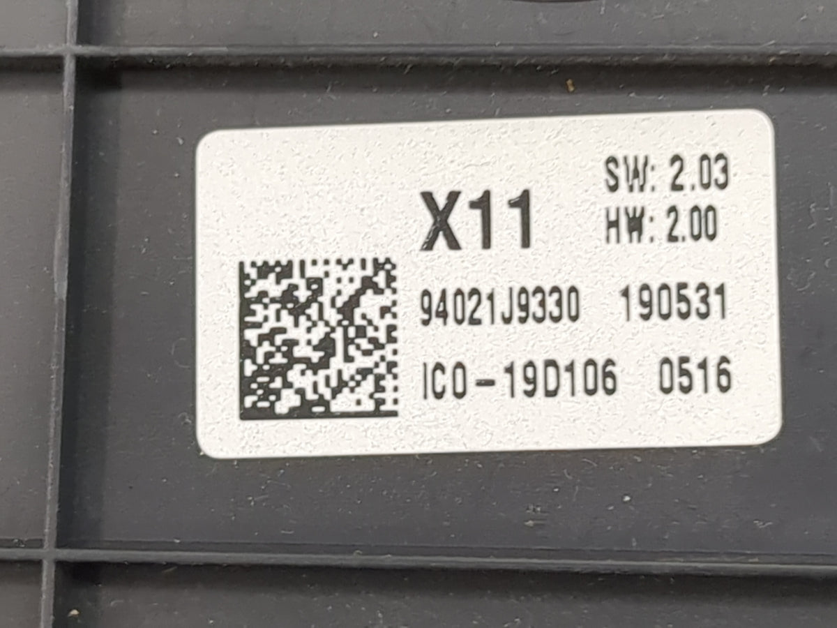 2018-2021 Hyundai Kona Instrument Cluster Speedometer Gauges P/N:94021J9330 IC0-19D106 Miles: Fits Fits 2018 2020 2021 OEM U