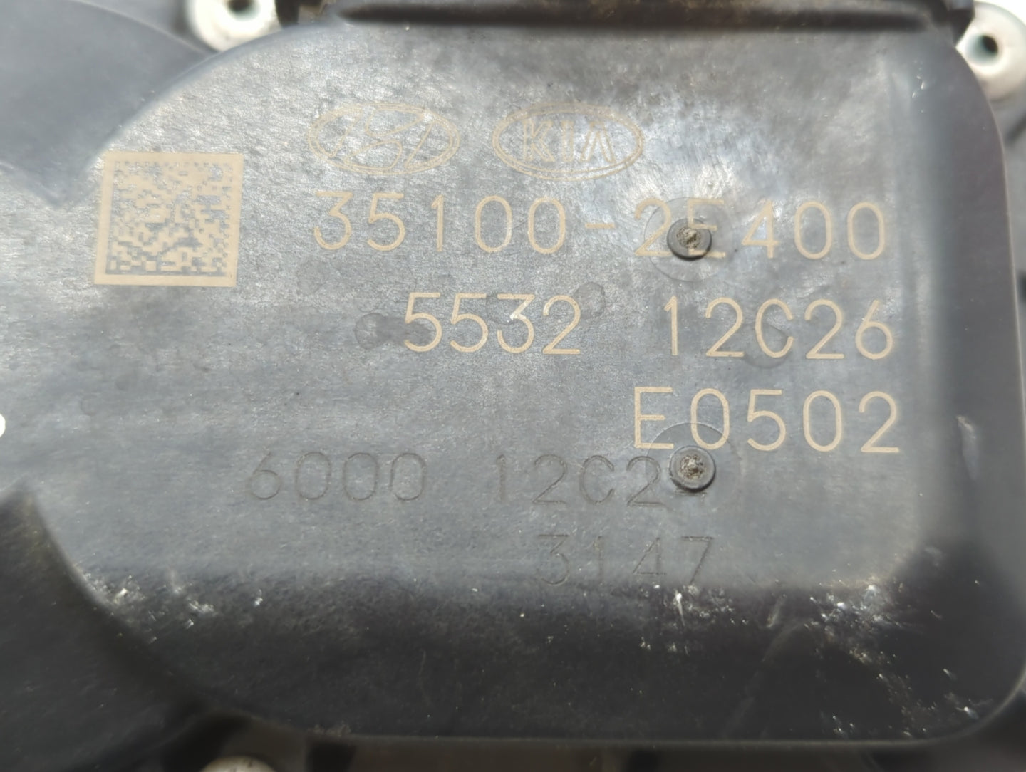 2018-2021 Hyundai Kona Throttle Body P/N:35100-2E400 Fits Fits 2012 2013 2014 2015 2016 2018 2019 2020 2021 OEM Used Auto Pa
