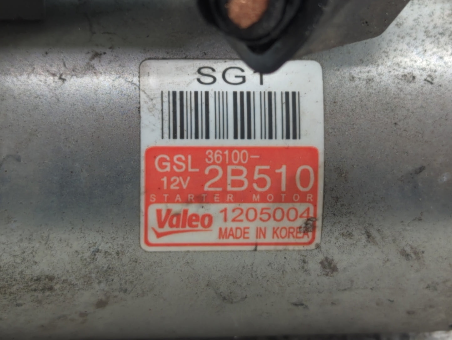 2018-2021 Hyundai Kona Car Starter Motor Solenoid OEM P/N:36100-2B510 Fits OEM Used Auto Parts - Oemusedautoparts1.com