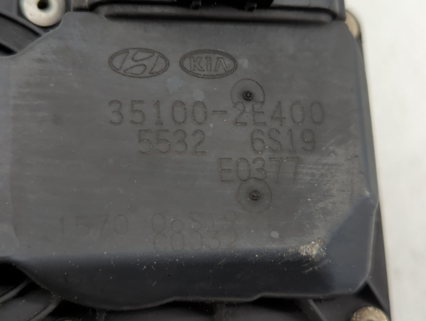 2018-2021 Hyundai Kona Throttle Body P/N:35100-2E400 Fits Fits 2012 2013 2014 2015 2016 2018 2019 2020 2021 OEM Used Auto Pa