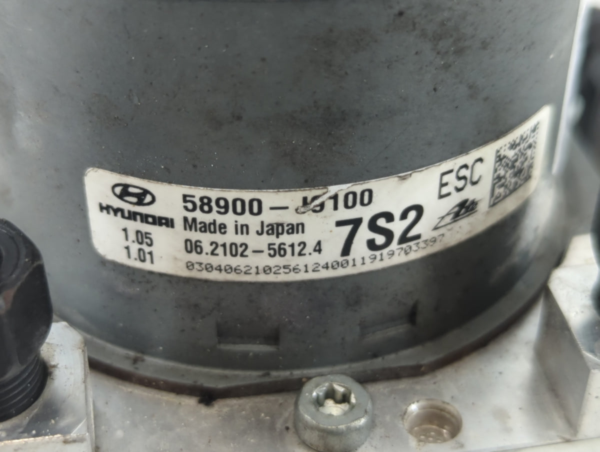 2018-2021 Hyundai Kona Anti-Lock Brake ABS Pump Module Actuator OEM P/N:58900-J9100 Fits Fits 2018 2019 2020 2021 OEM Used A