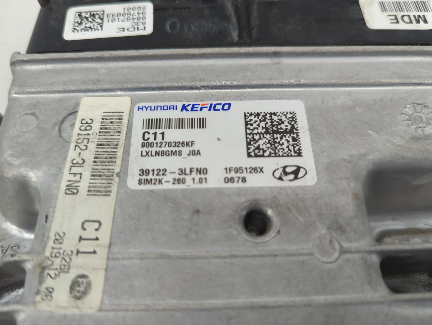 2020-2022 Hyundai Palisade PCM Engine Control Computer ECU ECM PCU OEM P/N:39122-3LFN0 Fits Fits 2020 2021 2022 OEM Used Aut