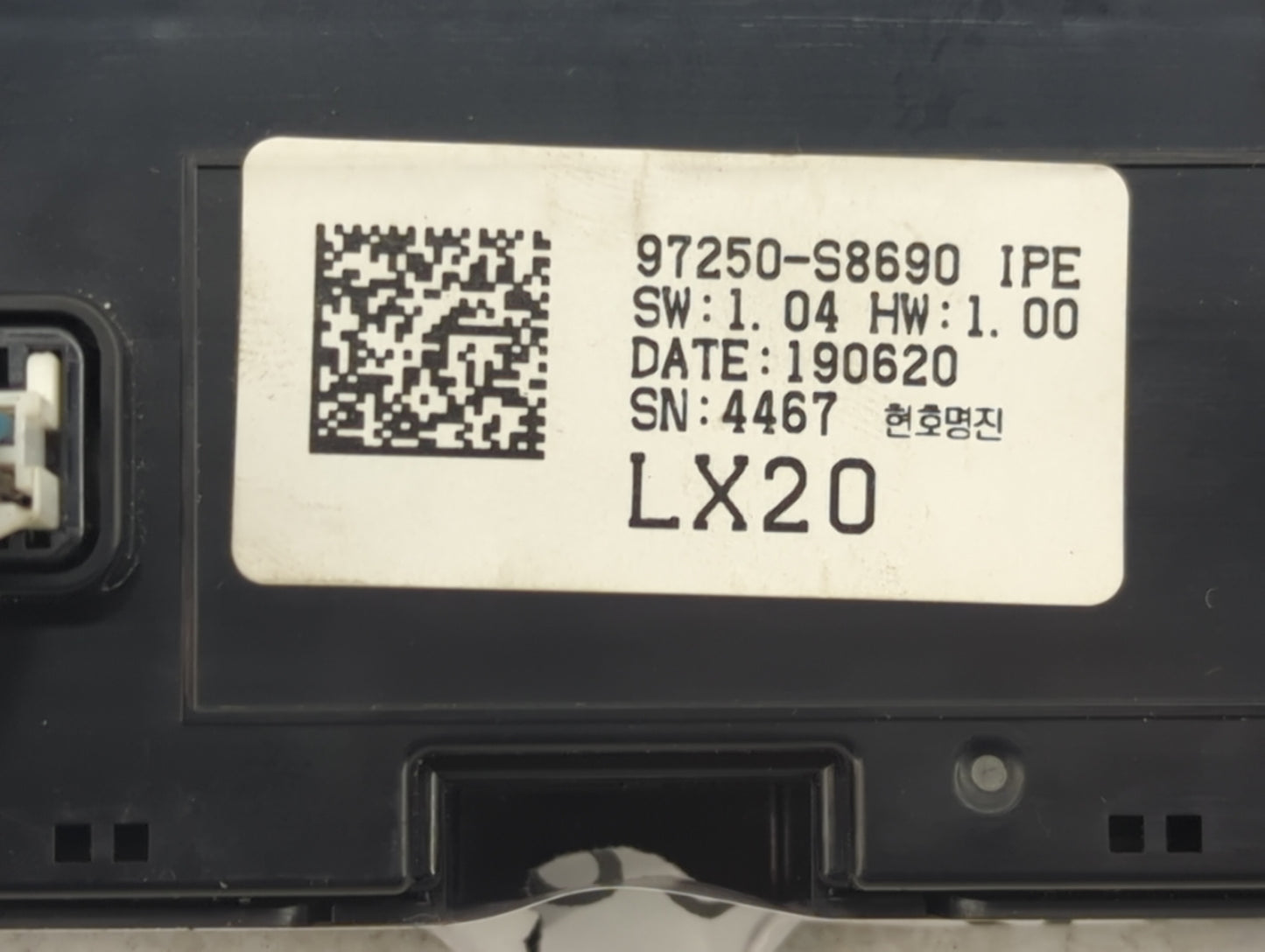 2020-2022 Hyundai Palisade Climate Control Module Temperature AC/Heater Replacement P/N:97250-S8690 Fits Fits 2020 2021 2022